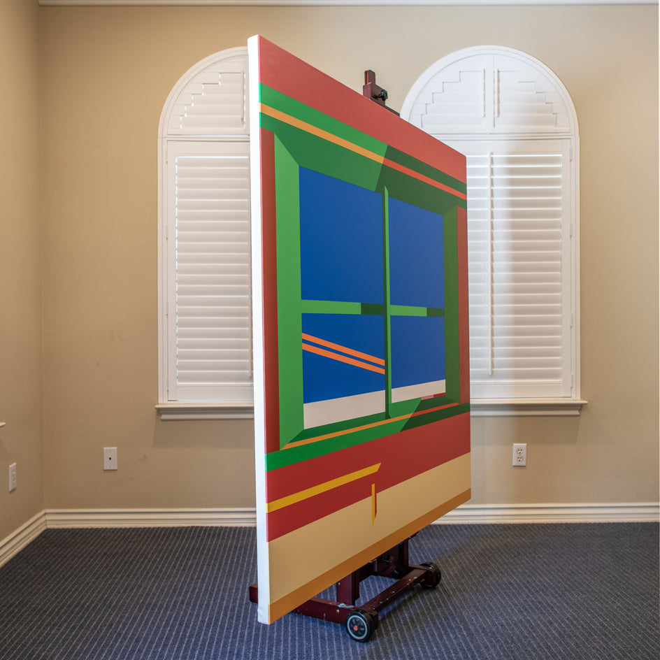 Window16 by Wenjie Jin |  Side View of Artwork 