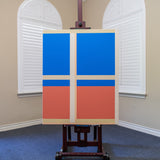 Original art for sale at UGallery.com | Window41 by Wenjie Jin | $1,300 | acrylic painting | 39.83' h x 31.5' w | thumbnail 3