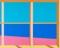 Original art for sale at UGallery.com | Window43 by Wenjie Jin | $1,175 | acrylic painting | 31.5' h x 39.83' w | thumbnail 1