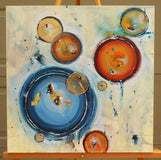 Original art for sale at UGallery.com | Wild Promises by Cynthia Ligeros | $925 | oil painting | 20' h x 20' w | thumbnail 3