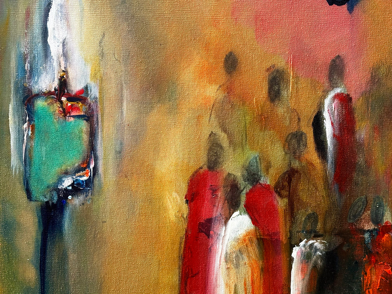 The Emerald Tablet by Yamilet Sempe |  Closeup View of Artwork 