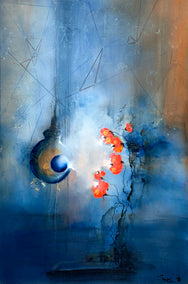 mixed media artwork by Yamilet Sempe titled Alchemy in Love