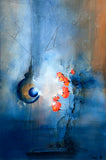 Original art for sale at UGallery.com | Alchemy in Love by Yamilet Sempe | $2,800 | mixed media artwork | 36' h x 24' w | thumbnail 1