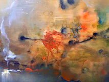 Original art for sale at UGallery.com | Always Follow the Light by Yamilet Sempe | $3,700 | mixed media artwork | 36' h x 36' w | thumbnail 4