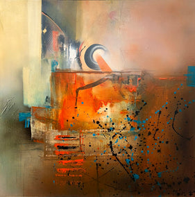 mixed media artwork by Yamilet Sempe titled Another Dimension