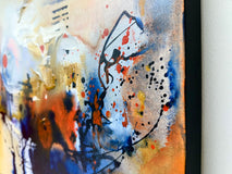 Original art for sale at UGallery.com | Archaic Records by Yamilet Sempe | $2,800 | mixed media artwork | 36' h x 24' w | thumbnail 2