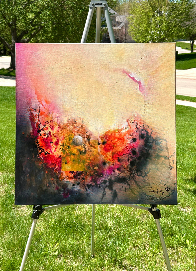 Blooming in the Sky by Yamilet Sempe |  Context View of Artwork 