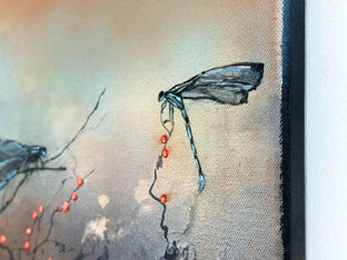 Dragonfly Paradise by Yamilet Sempe |  Side View of Artwork 
