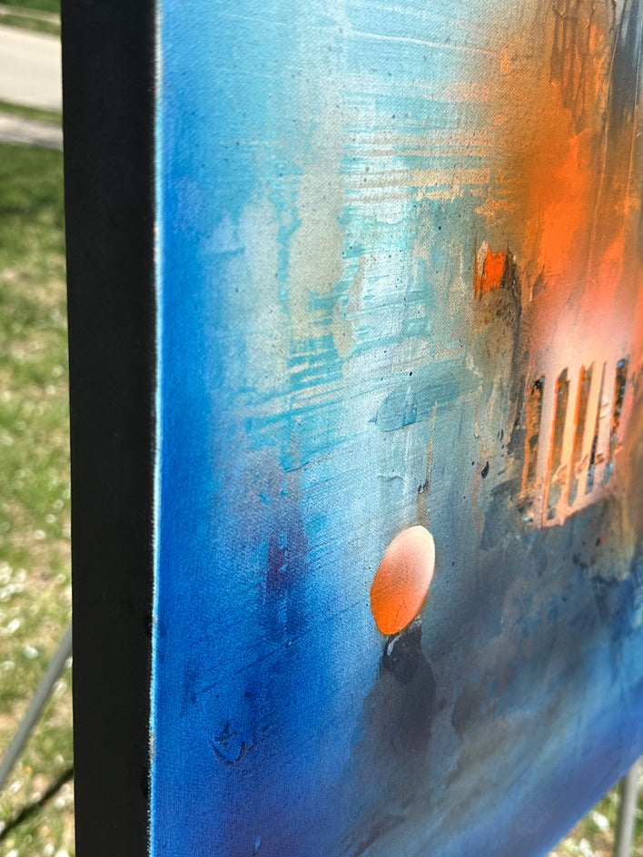 Enigma by Yamilet Sempe |  Side View of Artwork 