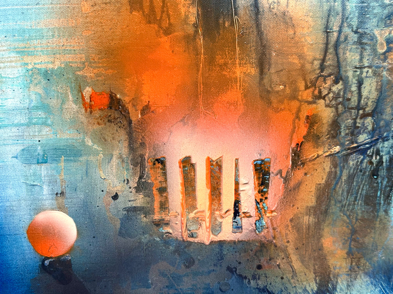 Enigma by Yamilet Sempe |  Closeup View of Artwork 