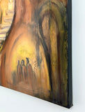 Original art for sale at UGallery.com | Fraternity by Yamilet Sempe | $3,200 | mixed media artwork | 36' h x 36' w | thumbnail 2