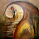 Original art for sale at UGallery.com | Fraternity by Yamilet Sempe | $3,200 | mixed media artwork | 36' h x 36' w | thumbnail 1