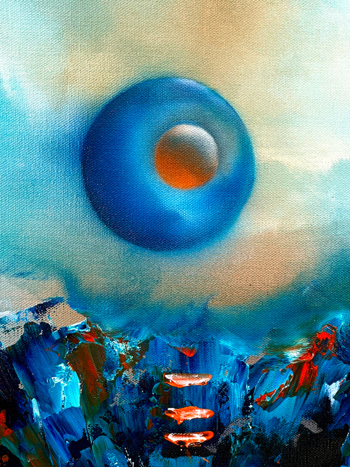 Harbinger of an Awakening by Yamilet Sempe |  Closeup View of Artwork 