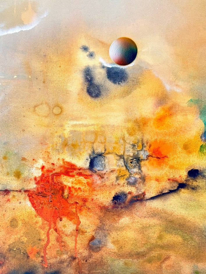 Hold to the Light by Yamilet Sempe |  Closeup View of Artwork 