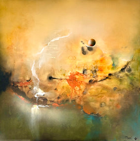 mixed media artwork by Yamilet Sempe titled Hold to the Light