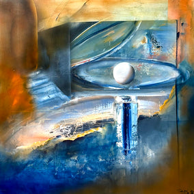 mixed media artwork by Yamilet Sempe titled Holy Light