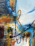 Original art for sale at UGallery.com | Let Go by Yamilet Sempe | $3,000 | mixed media artwork | 36' h x 24' w | thumbnail 4