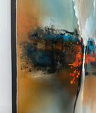 Original art for sale at UGallery.com | Liberty by Yamilet Sempe | $2,200 | mixed media artwork | 36' h x 36' w | thumbnail 2