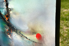 Original art for sale at UGallery.com | Next Step by Yamilet Sempe | $875 | mixed media artwork | 24' h x 24' w | thumbnail 2