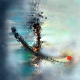 Original art for sale at UGallery.com | Next Step by Yamilet Sempe | $875 | mixed media artwork | 24' h x 24' w | thumbnail 1