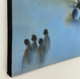 Original art for sale at UGallery.com | Ocultas Scientias by Yamilet Sempe | $1,650 | mixed media artwork | 24' h x 24' w | thumbnail 2