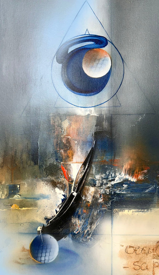 Ocultas Scientias by Yamilet Sempe |  Closeup View of Artwork 