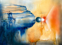Original art for sale at UGallery.com | The Pact by Yamilet Sempe | $4,175 | mixed media artwork | 30' h x 40' w | thumbnail 1