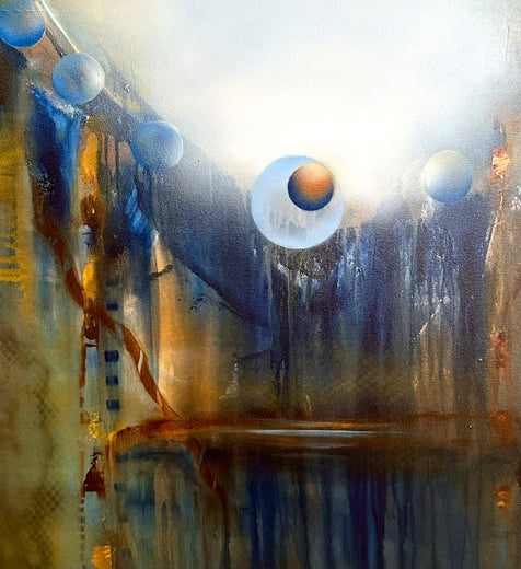The Seven Lights by Yamilet Sempe |   Closeup View of Artwork 