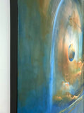 Original art for sale at UGallery.com | Towards the Light by Yamilet Sempe | $4,500 | mixed media artwork | 36' h x 48' w | thumbnail 2