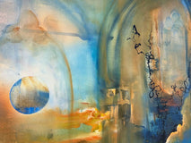 Original art for sale at UGallery.com | Towards the Light by Yamilet Sempe | $4,500 | mixed media artwork | 36' h x 48' w | thumbnail 4