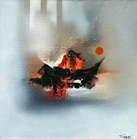 mixed media artwork by Yamilet Sempe titled Trinity Light