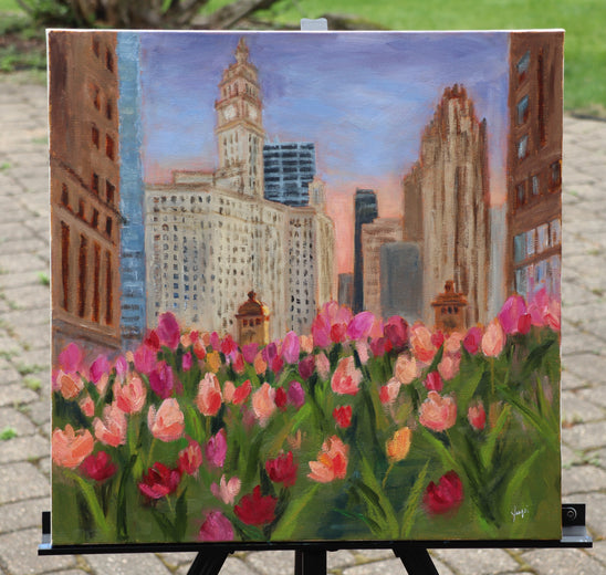 Blush of Spring by Yangzi Xu |  Context View of Artwork 