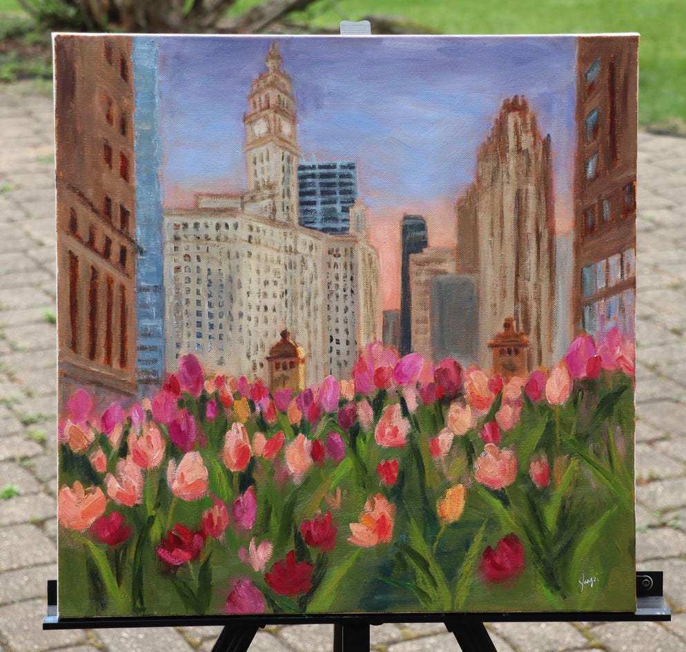 Blush of Spring by Yangzi Xu |  Context View of Artwork 