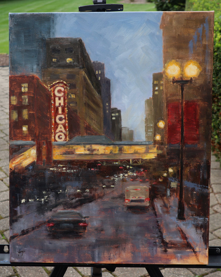 State Street Rhythm by Yangzi Xu |  Context View of Artwork 
