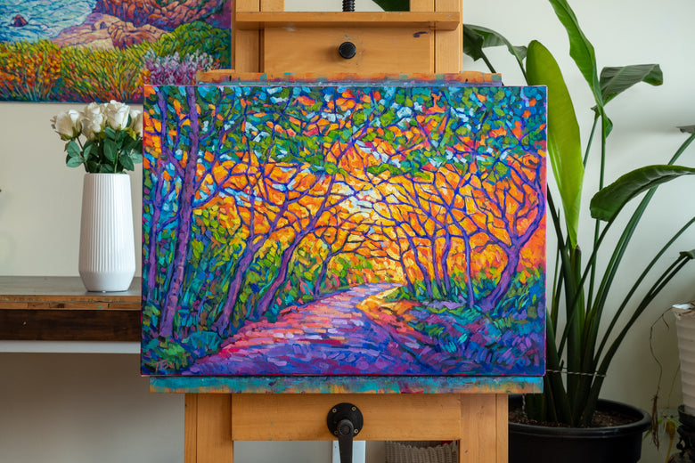 Autumn Forest by Tao Bai |  Context View of Artwork 