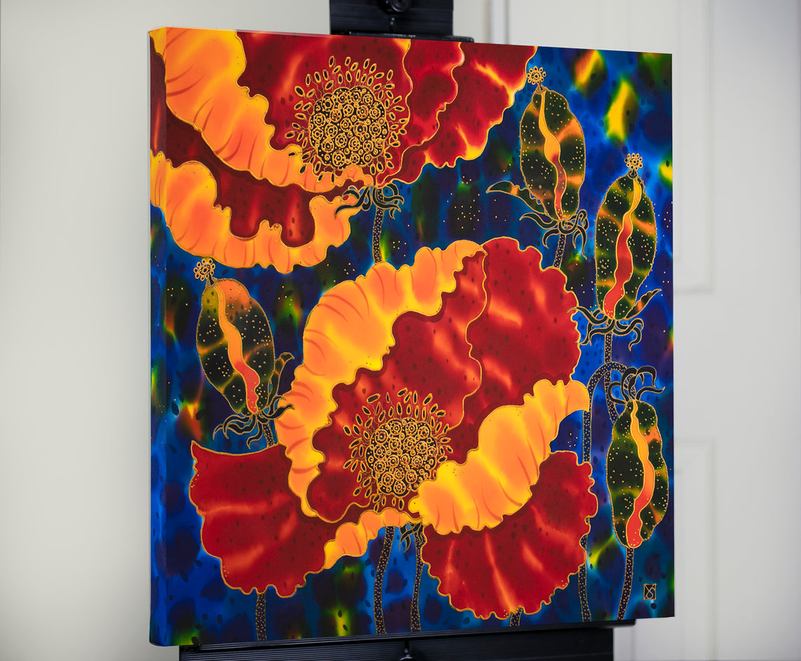 Poppies-3 by Yelena Sidorova |  Context View of Artwork 