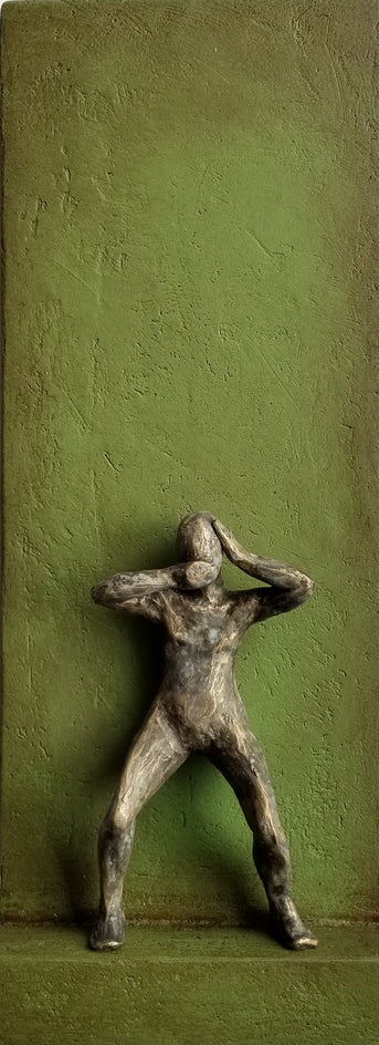 Small Being Standing on Green A by Yelitza Diaz |  Artwork Main Image 