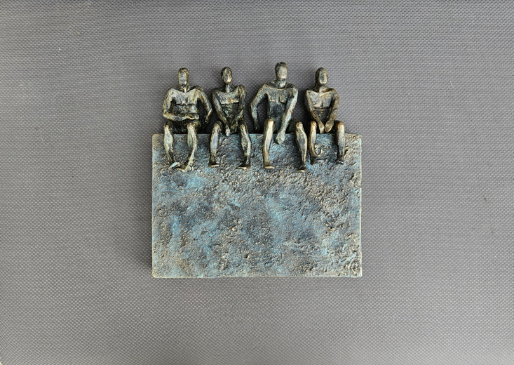 Small Beings Sitting on Top by Yelitza Diaz |  Context View of Artwork 