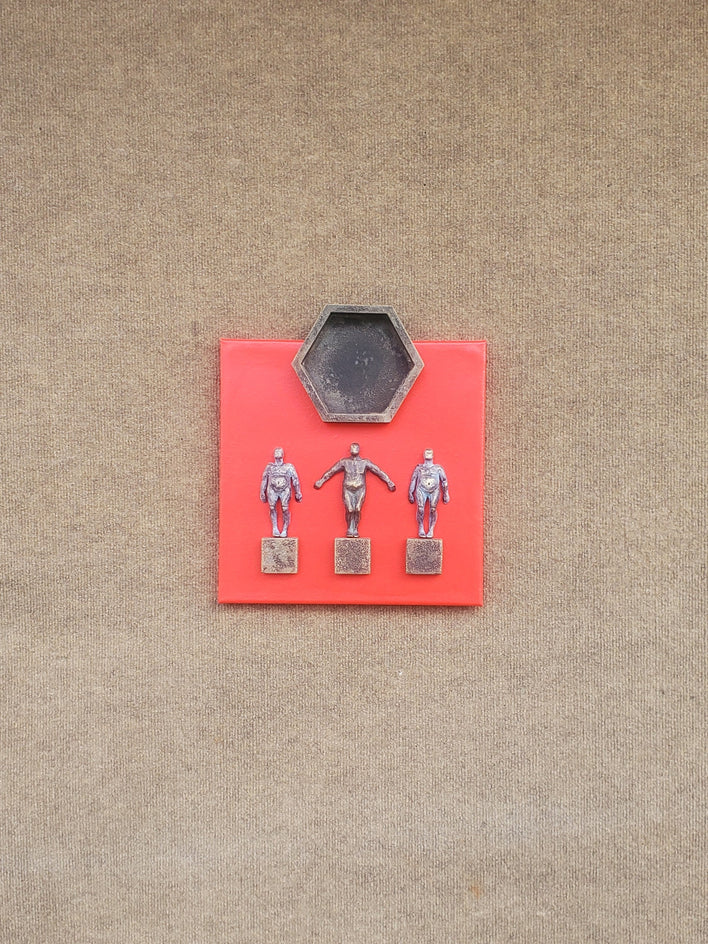 Balance IV (Red) by Yelitza Diaz |  Context View of Artwork 