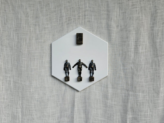 Hexagonal Balance III by Yelitza Diaz |  Context View of Artwork 