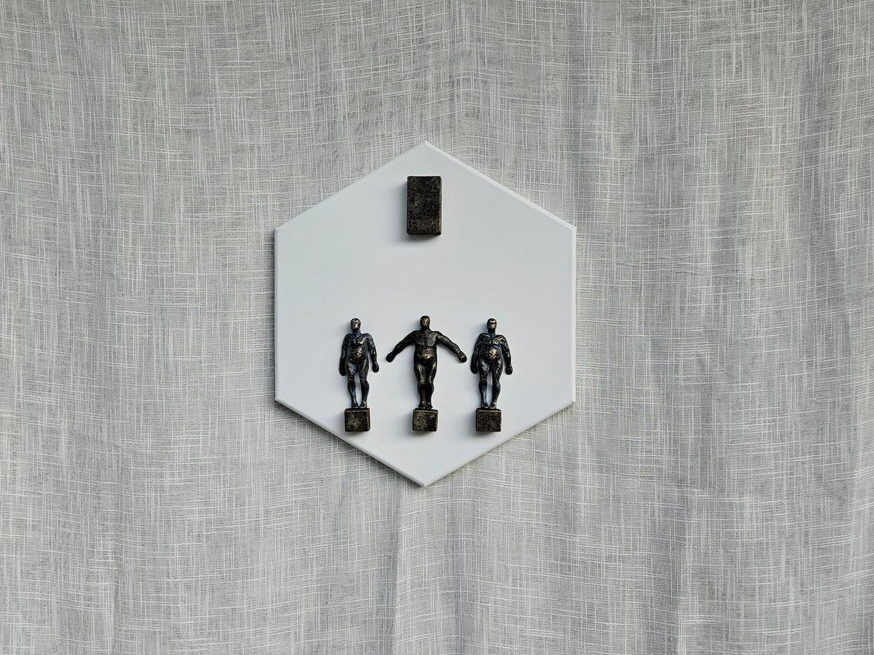 Hexagonal Balance III by Yelitza Diaz |  Context View of Artwork 