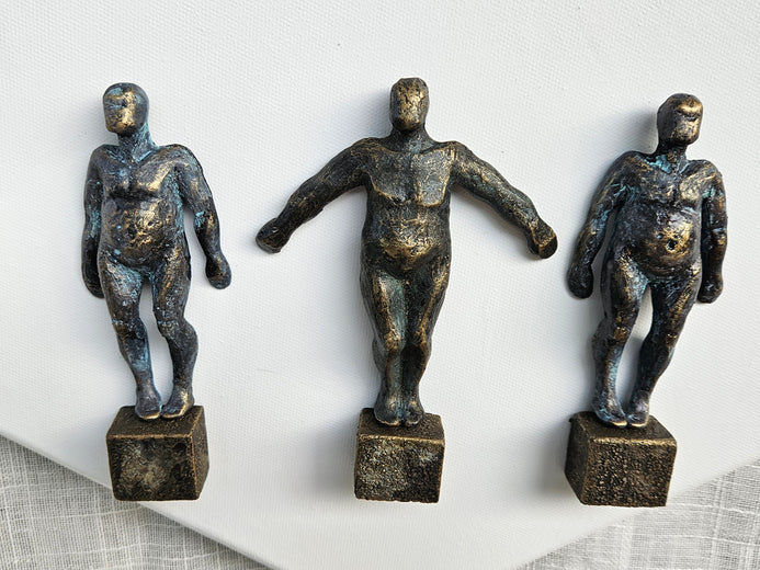 Hexagonal Balance III by Yelitza Diaz |   Closeup View of Artwork 