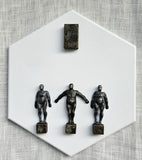 Original art for sale at UGallery.com | Hexagonal Balance III by Yelitza Diaz | $500 | mixed media artwork | 16' h x 14' w | thumbnail 1