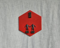 Original art for sale at UGallery.com | Hexagonal Essence III by Yelitza Diaz | $500 | mixed media artwork | 16' h x 14' w | thumbnail 3