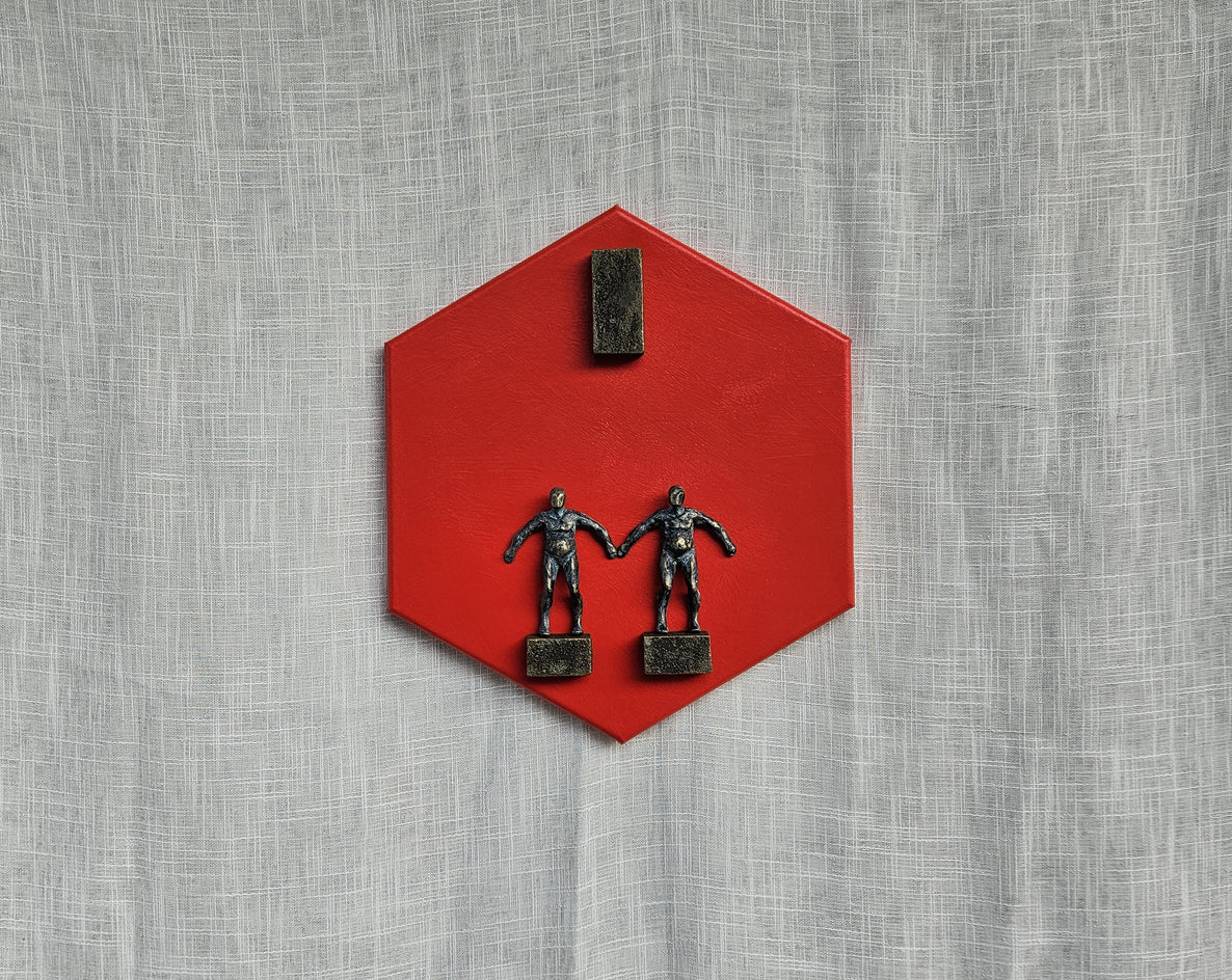 Hexagonal Essence III by Yelitza Diaz |  Context View of Artwork 