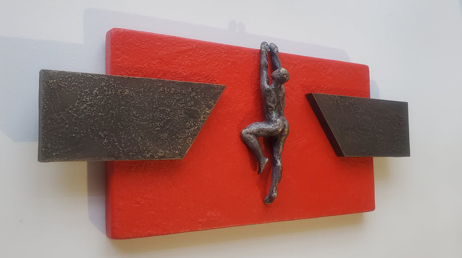 Perseverance by Yelitza Diaz |  Side View of Artwork 