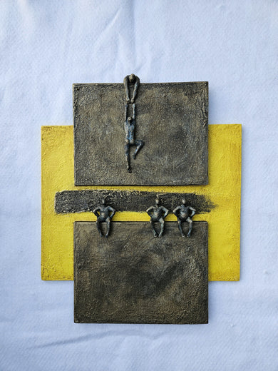 Serie Yellow: The Line by Yelitza Diaz |  Context View of Artwork 