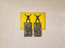 Original art for sale at UGallery.com | Serie Yellow: The Winners by Yelitza Diaz | $625 | mixed media artwork | 14' h x 14' w | thumbnail 3