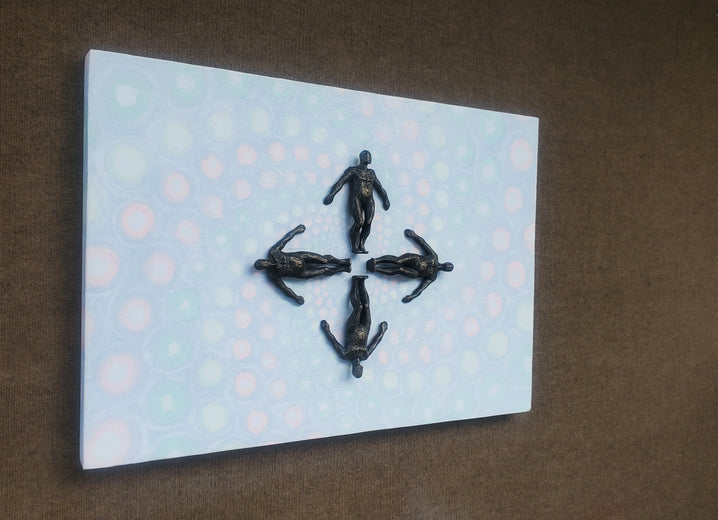 Universe-4 by Yelitza Diaz |  Side View of Artwork 