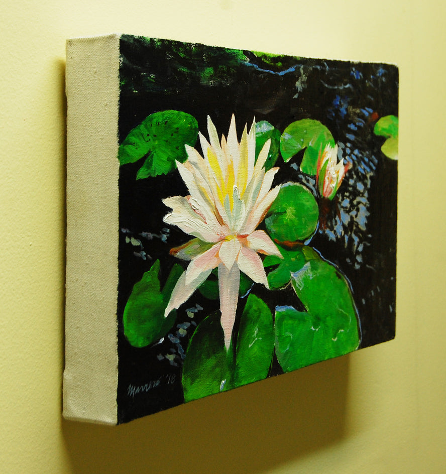 Yesterday and Today by Onelio Marrero |  Side View of Artwork 